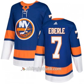Män Ishockey New York Islanders Tröja Jordan Eberle 7 Adidas 2017-2018 Royal Authentic